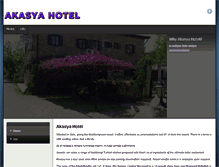 Tablet Screenshot of akasyahotel.com